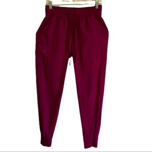 Scrub Joy Women Maroon Scrub Pants SM